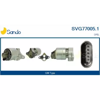 Vanne EGR SANDO SVG77005.1