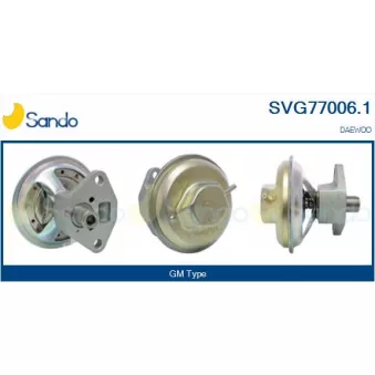 Vanne EGR SANDO SVG77006.1