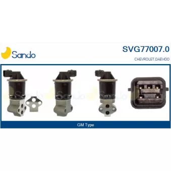 Vanne EGR SANDO SVG77007.0
