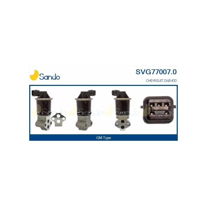 Vanne EGR SANDO SVG77007.0
