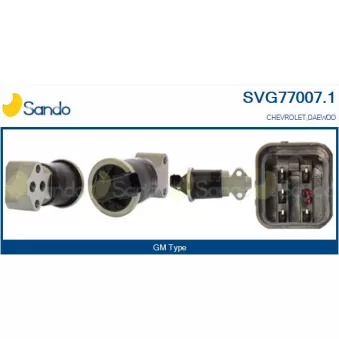 Vanne EGR SANDO SVG77007.1