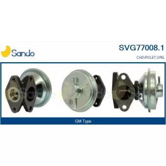 Vanne EGR SANDO SVG77008.1
