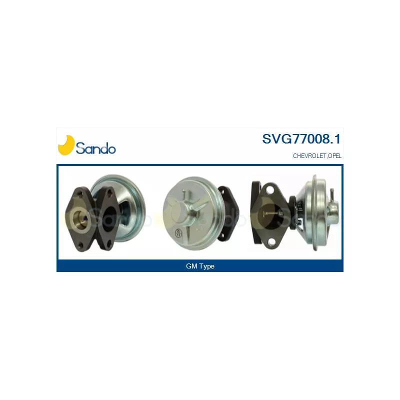 Vanne EGR SANDO SVG77008.1