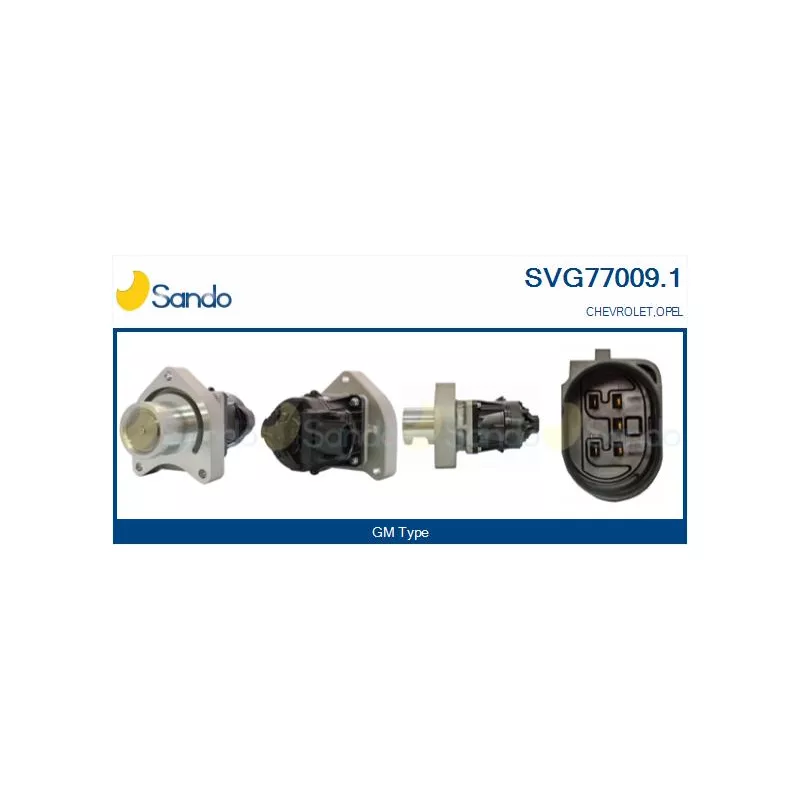 Vanne EGR SANDO SVG77009.1
