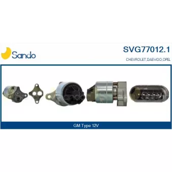 Vanne EGR SANDO SVG77012.1