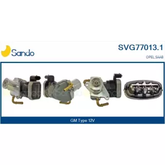 Vanne EGR SANDO SVG77013.1