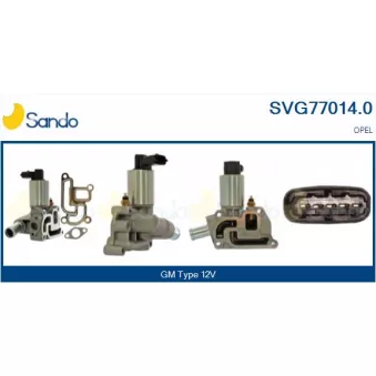 Vanne EGR SANDO SVG77014.0