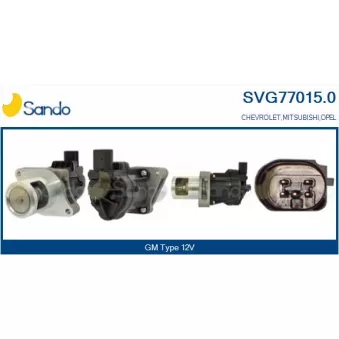 Vanne EGR SANDO SVG77015.0