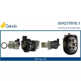 Vanne EGR SANDO SVG77015.1