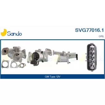 Vanne EGR SANDO SVG77016.1