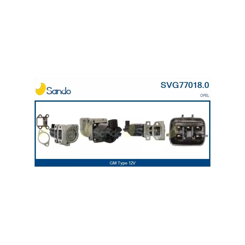 Vanne EGR SANDO SVG77018.0