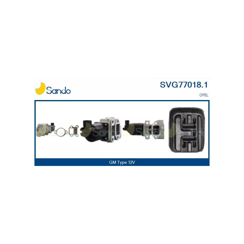 Vanne EGR SANDO SVG77018.1