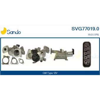 Vanne EGR SANDO SVG77019.0