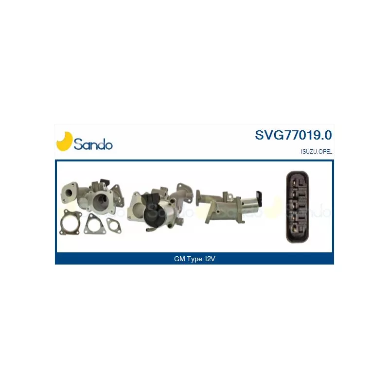 Vanne EGR SANDO SVG77019.0