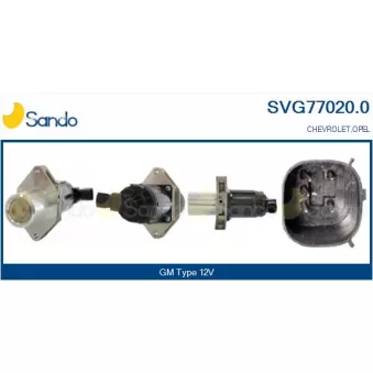 Vanne EGR SANDO SVG77020.0
