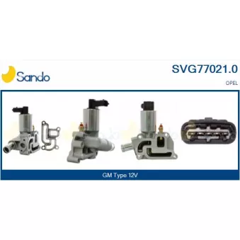 Vanne EGR SANDO SVG77021.0
