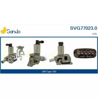 Vanne EGR SANDO SVG77023.0