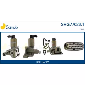 Vanne EGR SANDO SVG77023.1