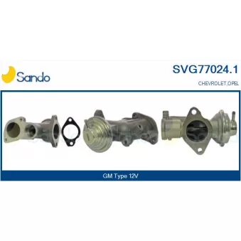 Vanne EGR SANDO SVG77024.1