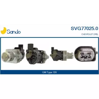 Vanne EGR SANDO SVG77025.0
