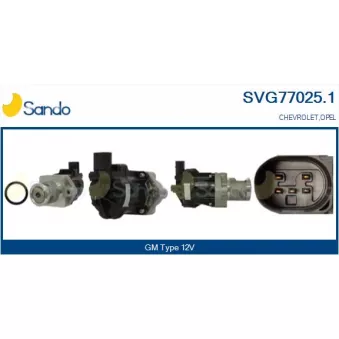 Vanne EGR SANDO SVG77025.1