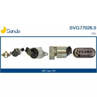 Vanne EGR SANDO SVG77026.0