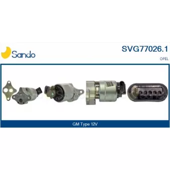 Vanne EGR SANDO SVG77026.1