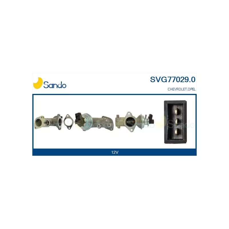 Vanne EGR SANDO SVG77029.0