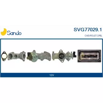 Vanne EGR SANDO SVG77029.1