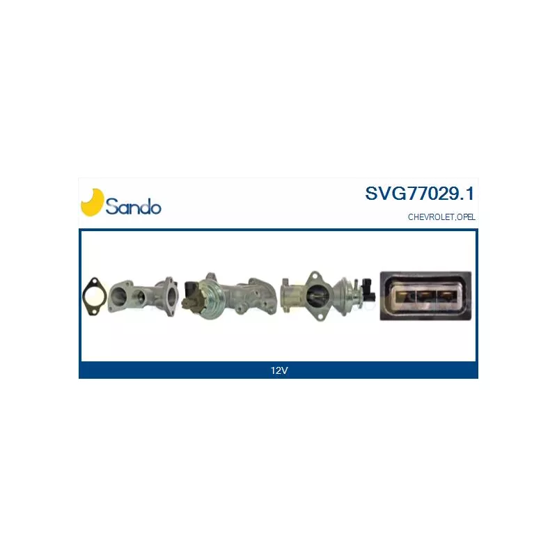 Vanne EGR SANDO SVG77029.1