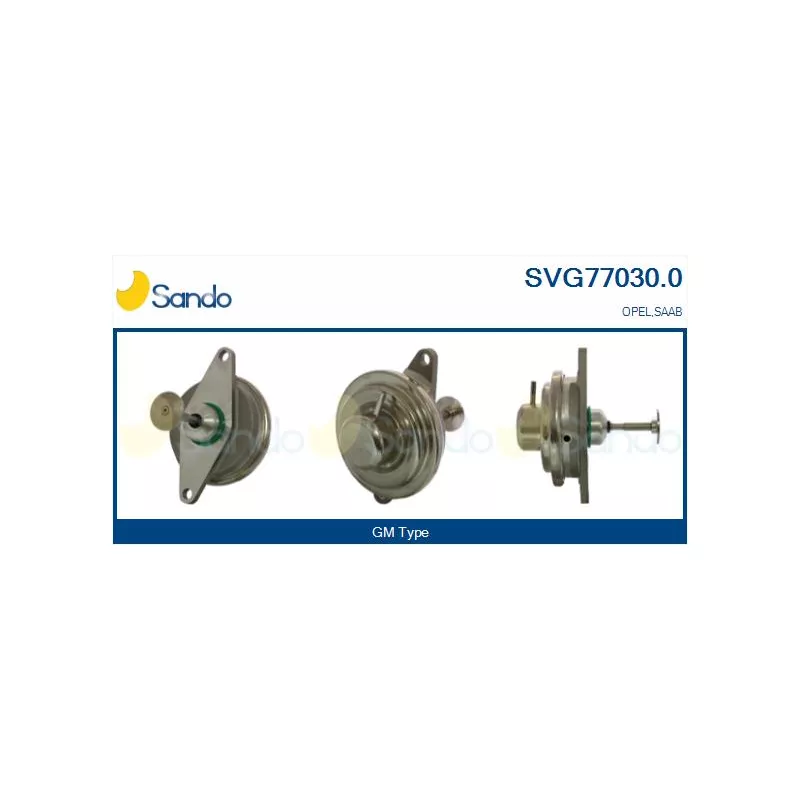Vanne EGR SANDO SVG77030.0