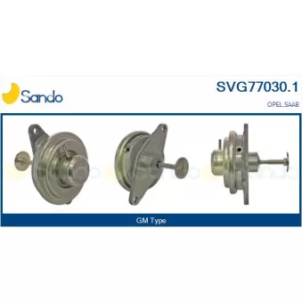 Vanne EGR SANDO SVG77030.1
