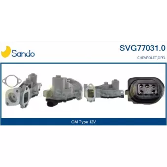 Vanne EGR SANDO SVG77031.0