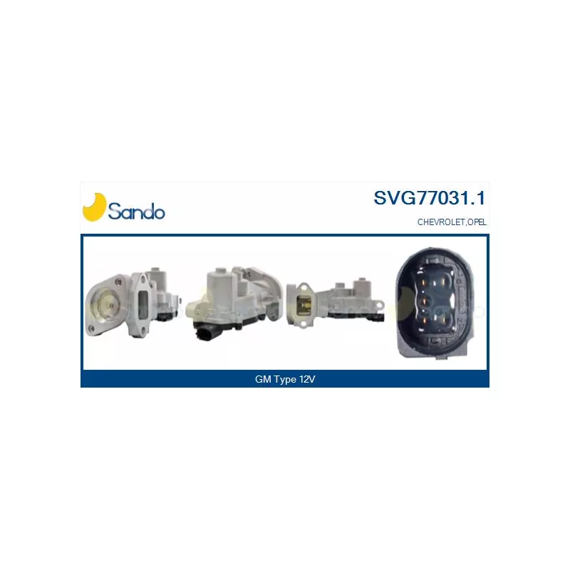 Vanne EGR SANDO SVG77031.1