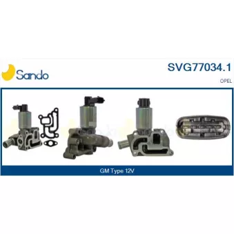Vanne EGR SANDO SVG77034.1