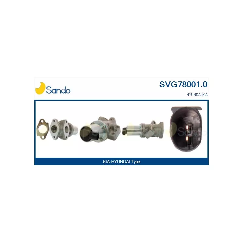 Vanne EGR SANDO SVG78001.0