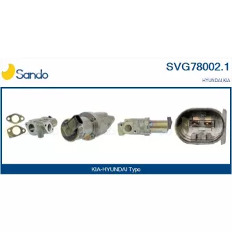 Vanne EGR SANDO SVG78002.1