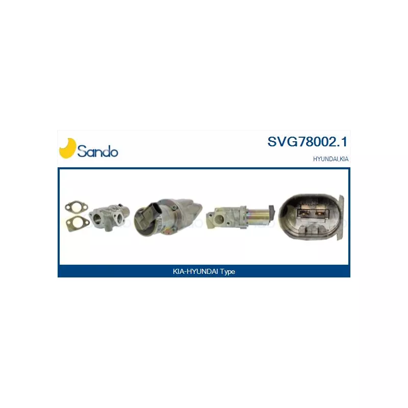 Vanne EGR SANDO SVG78002.1