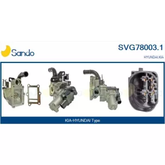 Vanne EGR SANDO SVG78003.1