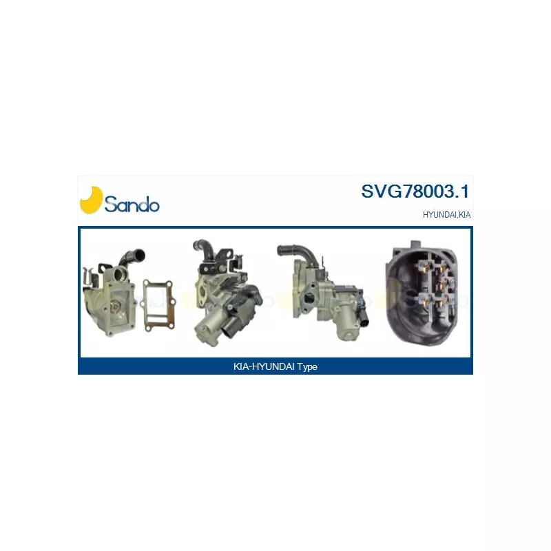 Vanne EGR SANDO SVG78003.1