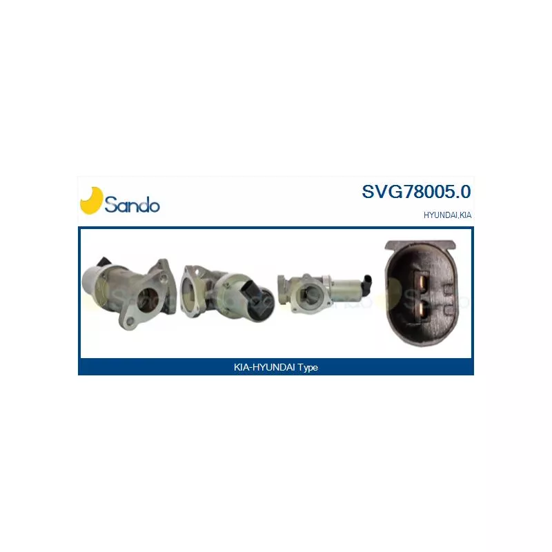 Vanne EGR SANDO SVG78005.0