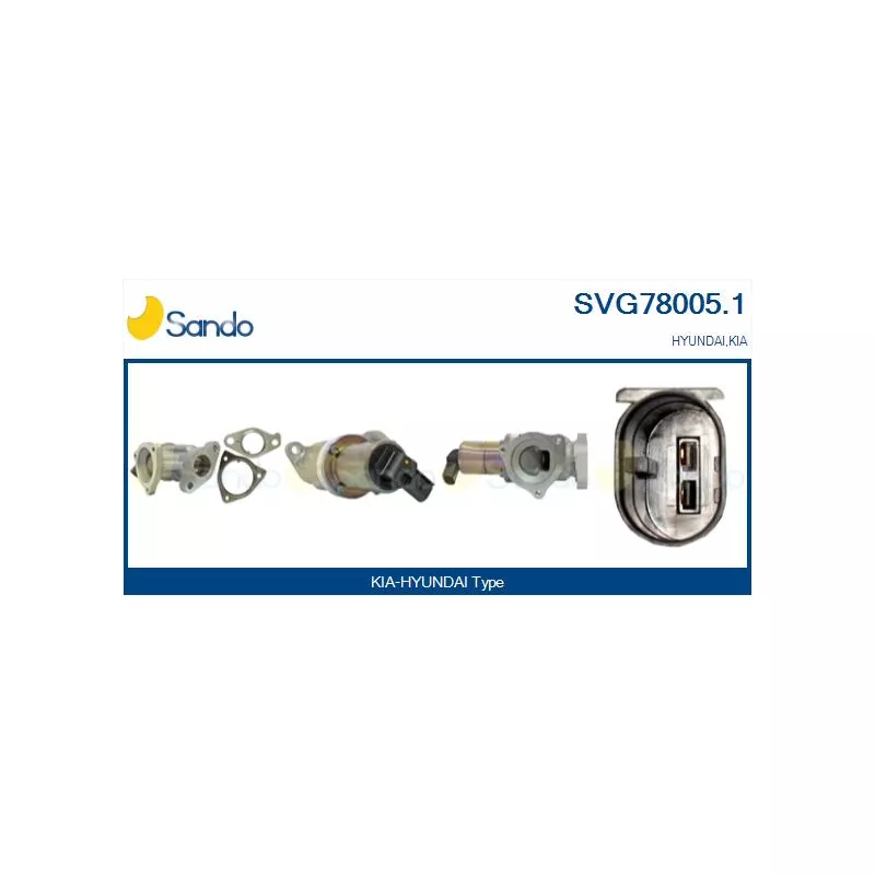 Vanne EGR SANDO SVG78005.1