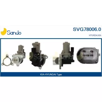 Vanne EGR SANDO SVG78006.0