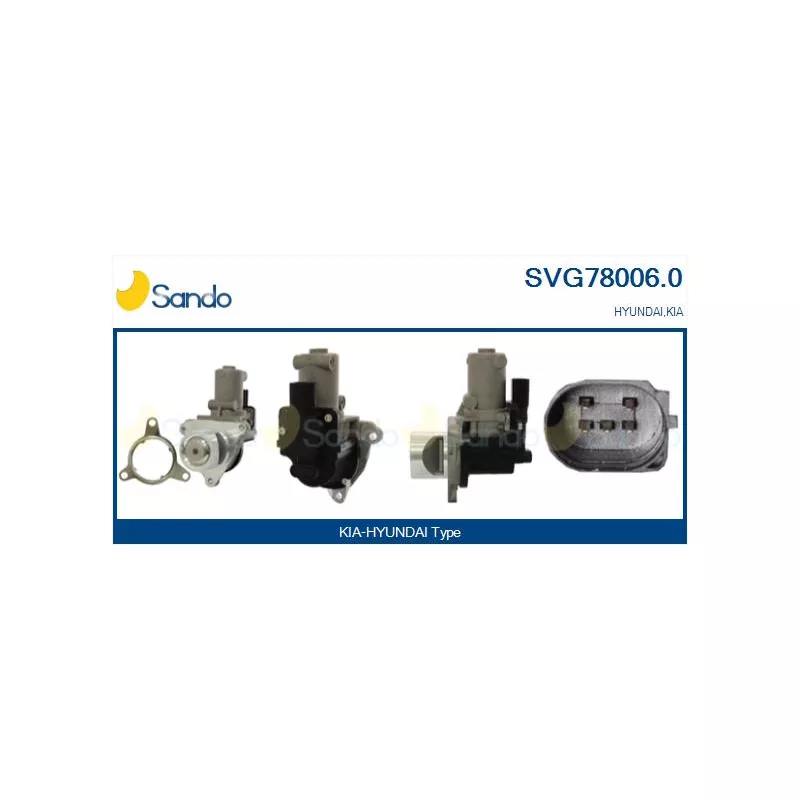Vanne EGR SANDO SVG78006.0