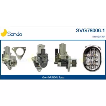 Vanne EGR SANDO SVG78006.1