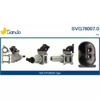 Vanne EGR SANDO SVG78007.0