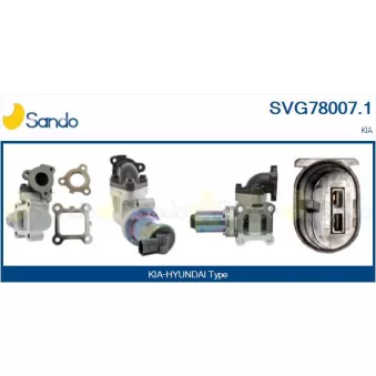 Vanne EGR SANDO SVG78007.1