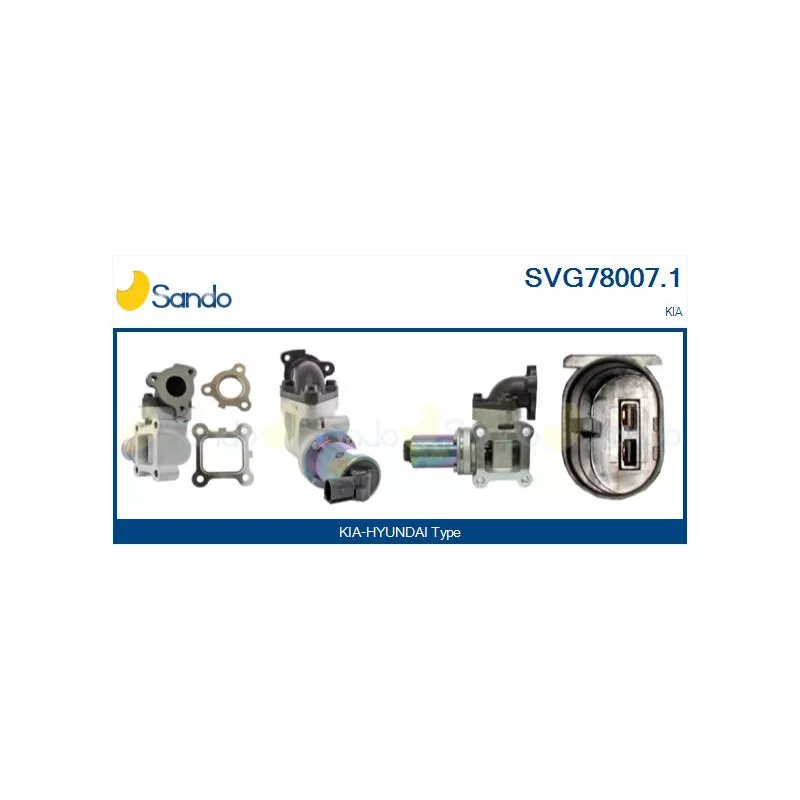 Vanne EGR SANDO SVG78007.1