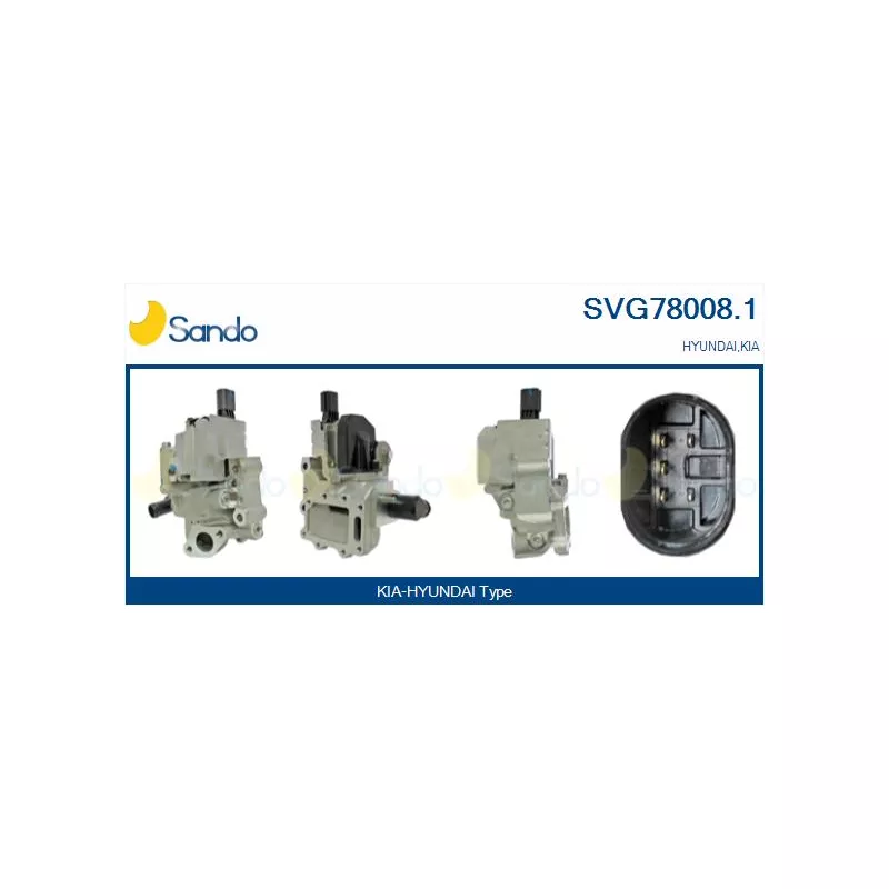 Vanne EGR SANDO SVG78008.1