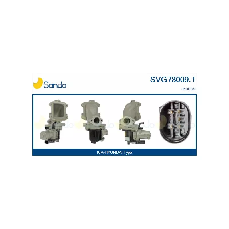 Vanne EGR SANDO SVG78009.1